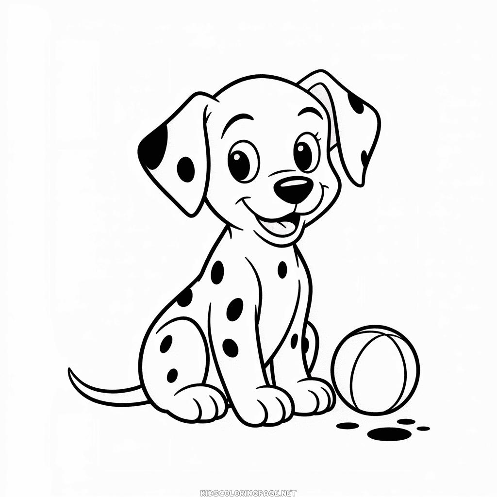 Disney 101 Dalmatians Coloring Page