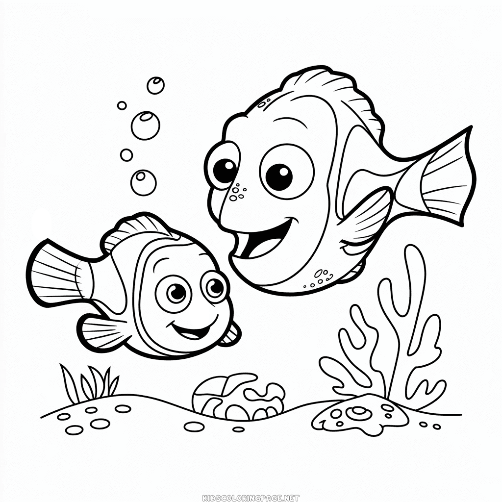 Disney Finding Nemo Coloring Page