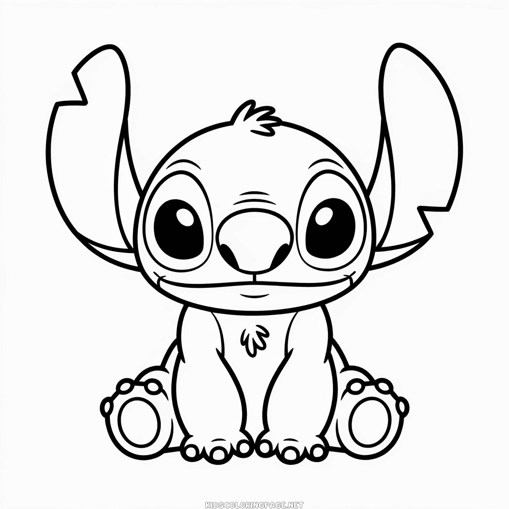 Easy Stitch Coloring Page