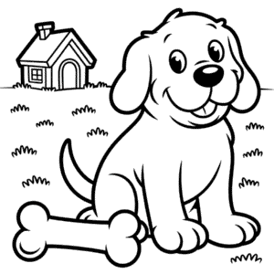Clifford Big Red Dog Coloring Page