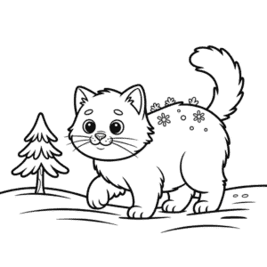Arctic Cat Coloring Page