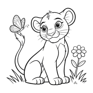 Nala The Lion King Coloring Page