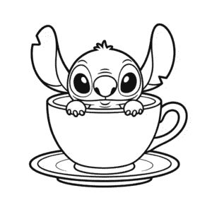 Small Stitch Coloring Page