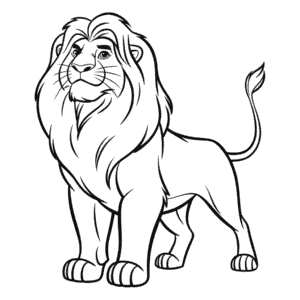 The Lion King Coloring Page