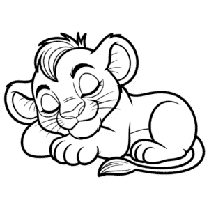 The Lion King Online Coloring Page