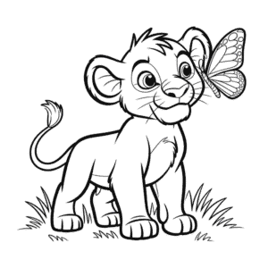The Lion King Printable Coloring Page