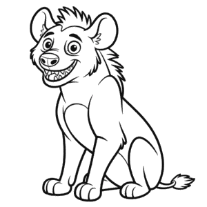 The Lion King Hyena Coloring Page