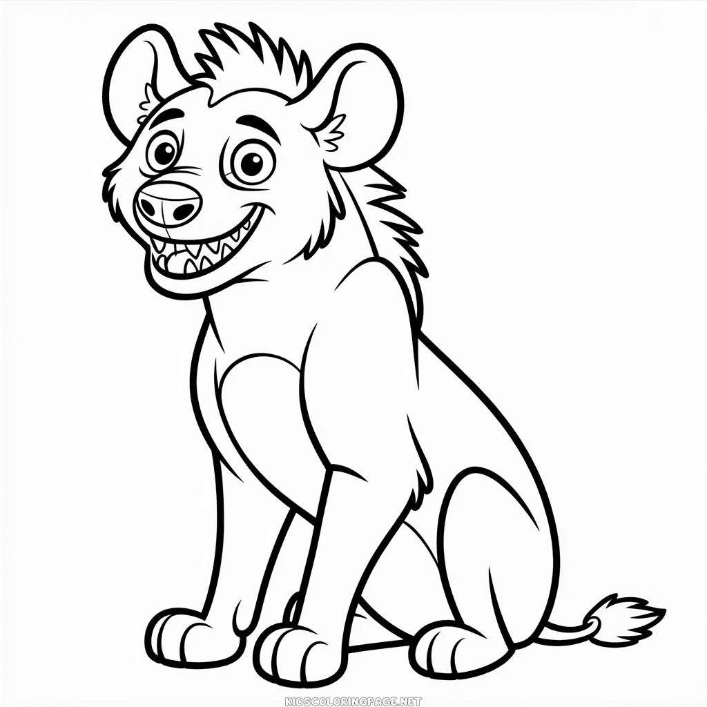 The Lion King Hyena Coloring Page